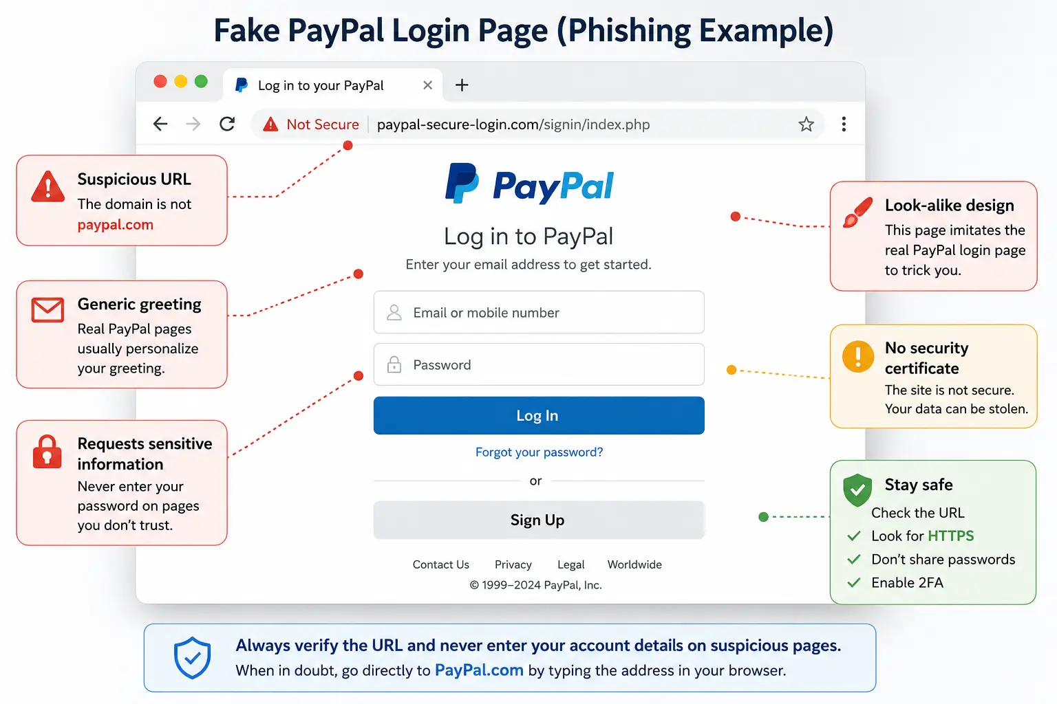 Paypal Fake Login